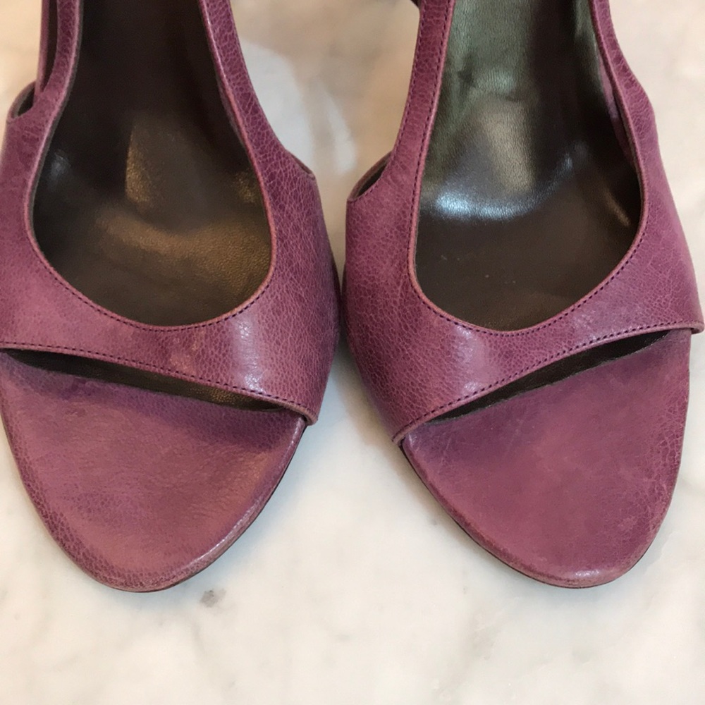 EUC authentic Balenciaga purple sling back sandal - Picture 2 of 8